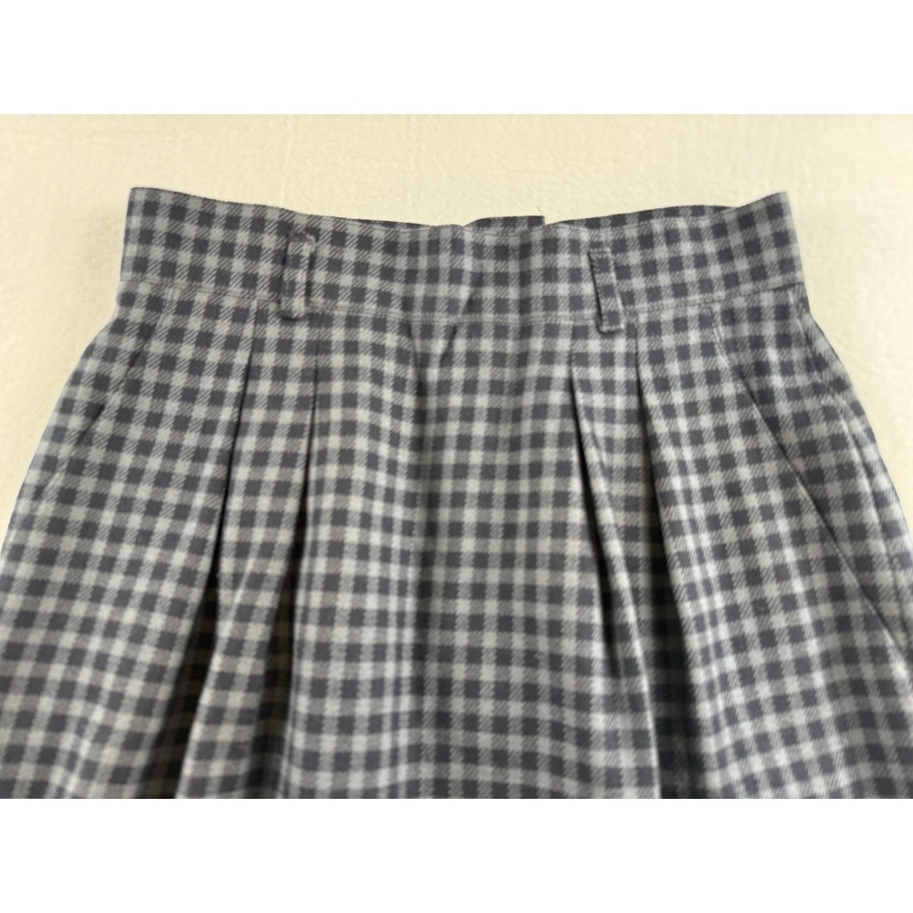 Vtg Jones New York Pencil Skirt 8 Midi Wool Checked Fully Lined Office Career - Picture 3 of 12